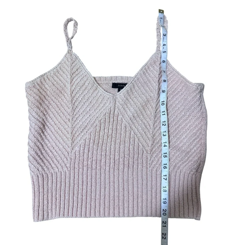 J. Crew Pale Pink Chunky Knit Sweater